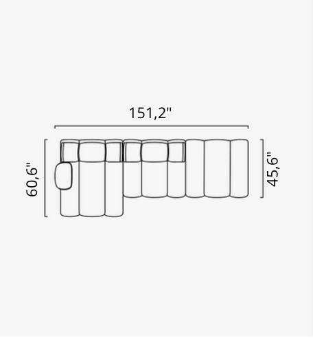 Saloni ORION Modulsofa in 50 Varianten von instylior