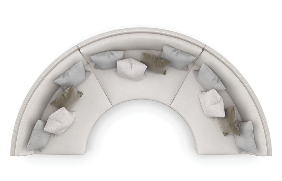 Caracole Deep Retreat Modular Sofa Mittelelement  UPH-021-AH1-A von Instylior