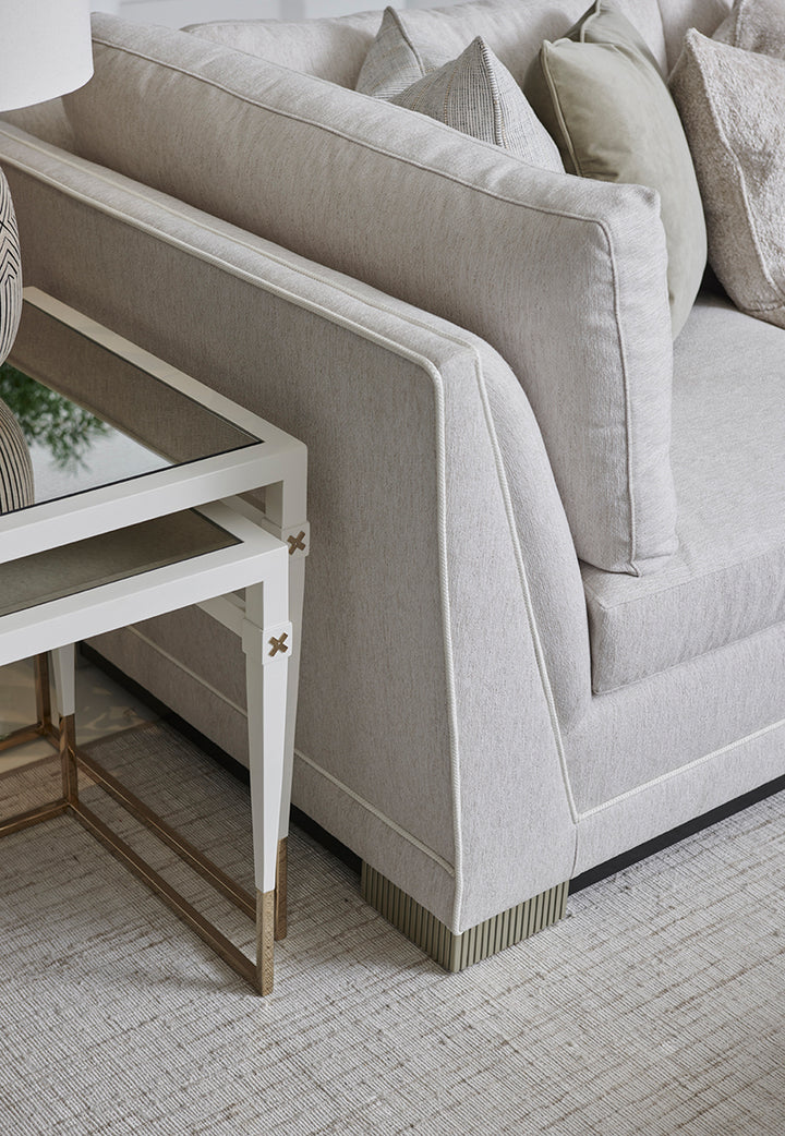 Caracole Deep Retreat Modular Sofa Eckelement   UPH-021-CR1-A von Instylior