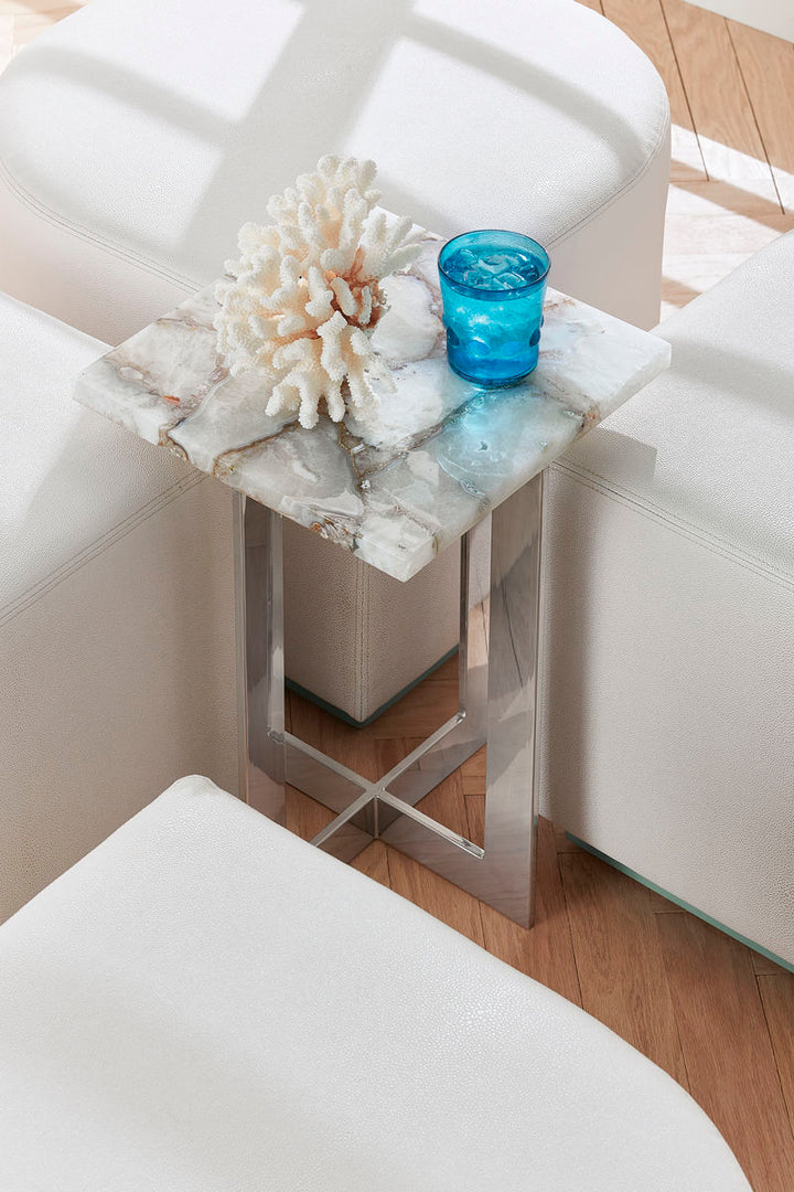 Caracole Polsterhocker einzelner Hocker Ottoman UPH-419-051-A von Instylior