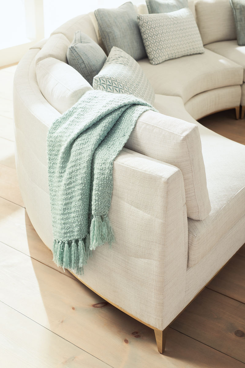 Caracole Under Currents modular sofa middle section UPH-419-WE2-A from Instylior