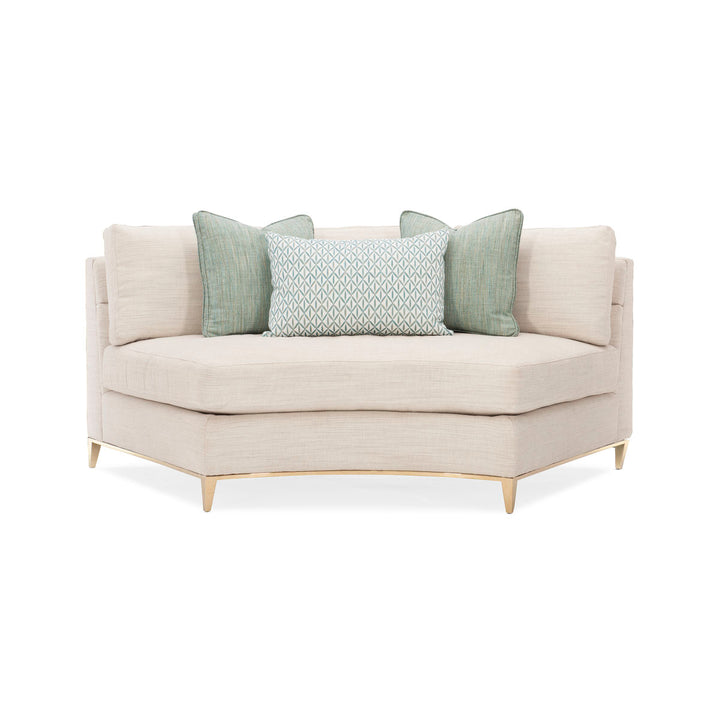 Caracole Under Currents modular sofa middle section UPH-419-WE2-A from Instylior