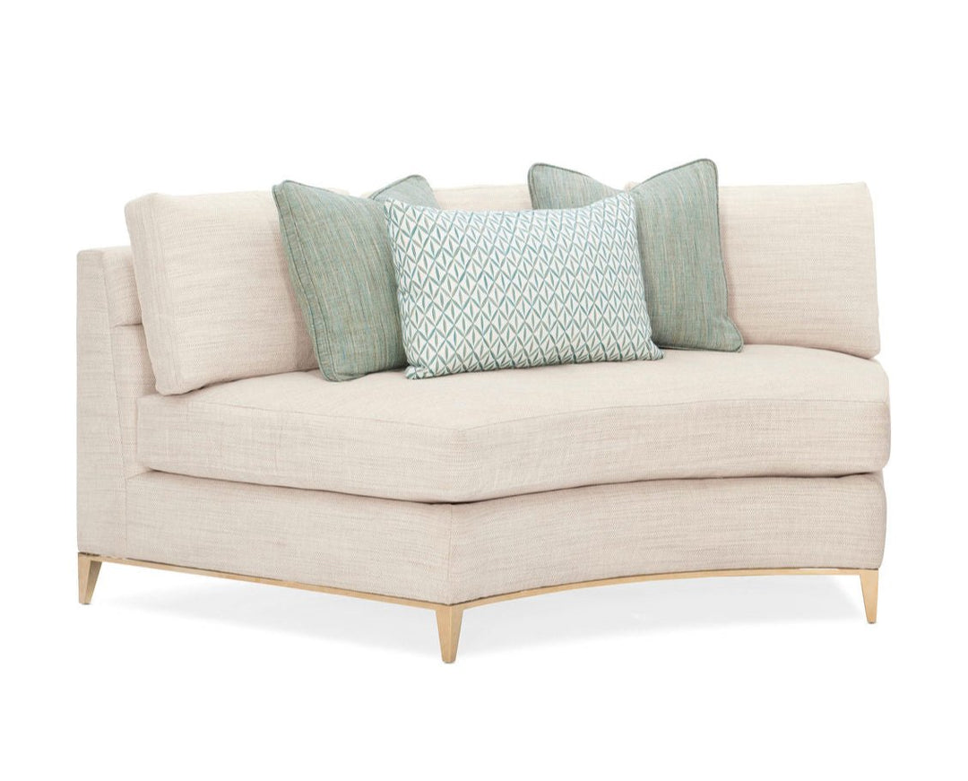 Caracole Under Currents modular sofa middle section UPH-419-WE2-A from Instylior