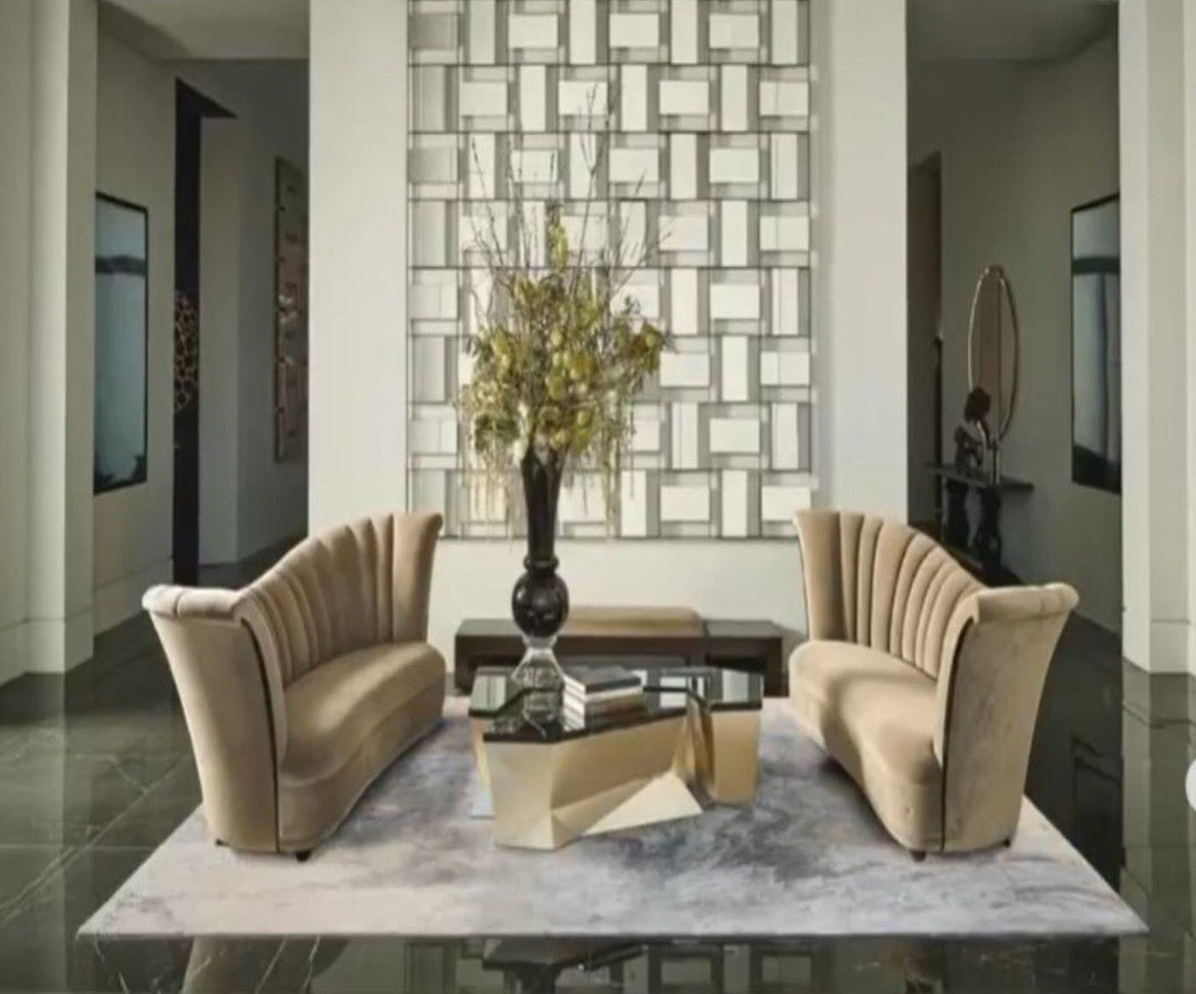 Christopher Guy handgearbeiteter Teppich quadratisch 47-0085 Größe (A) von Instylior Teppich quadratisch Christopher Guy