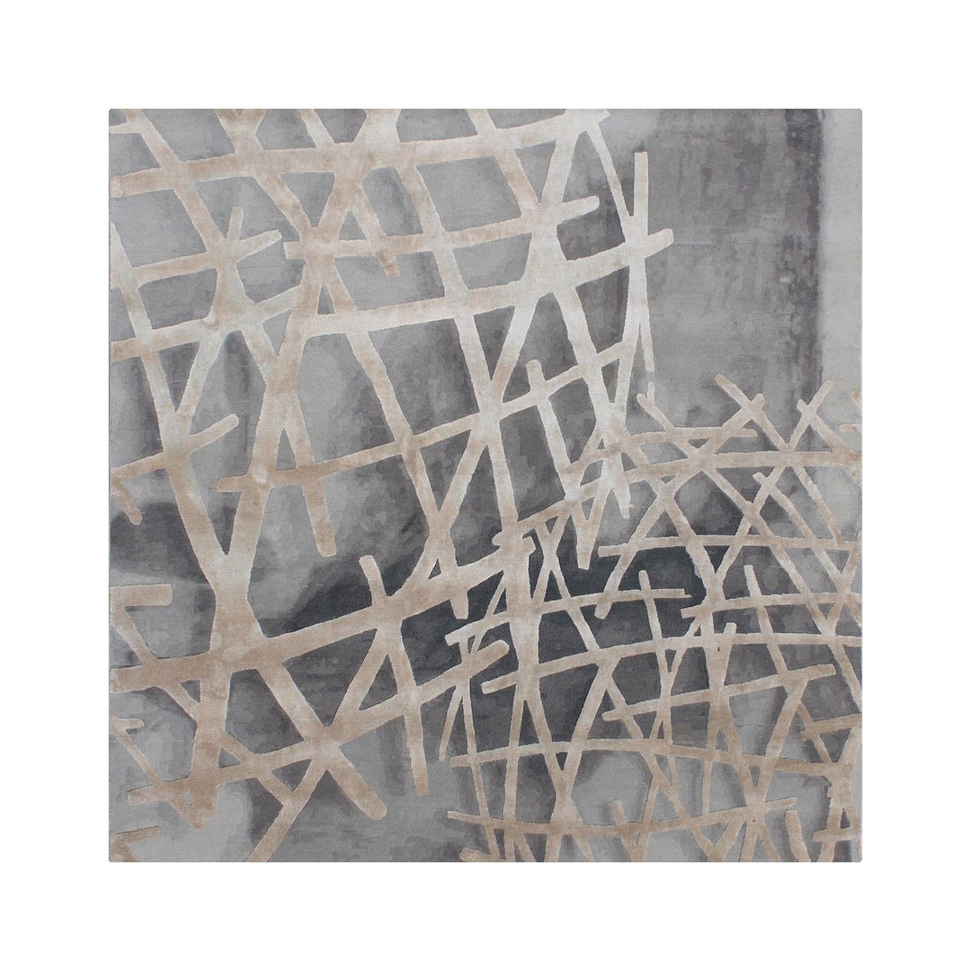 Christopher Guy handgearbeiteter Teppich quadratisch 47-0100 Größe (A) von Instylior Teppich quadratisch Christopher Guy