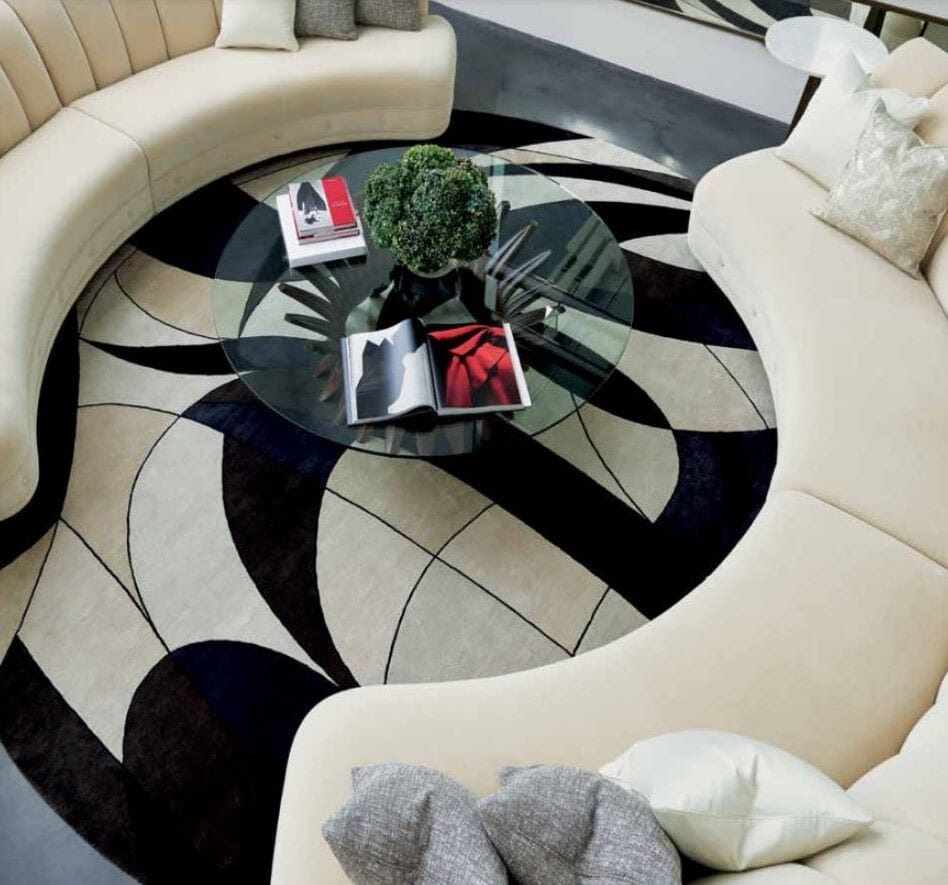 Christopher Guy handgearbeiteter Teppich rechteckig 47-0001 Größe (A) von Instylior Teppich rechteckig Christopher Guy