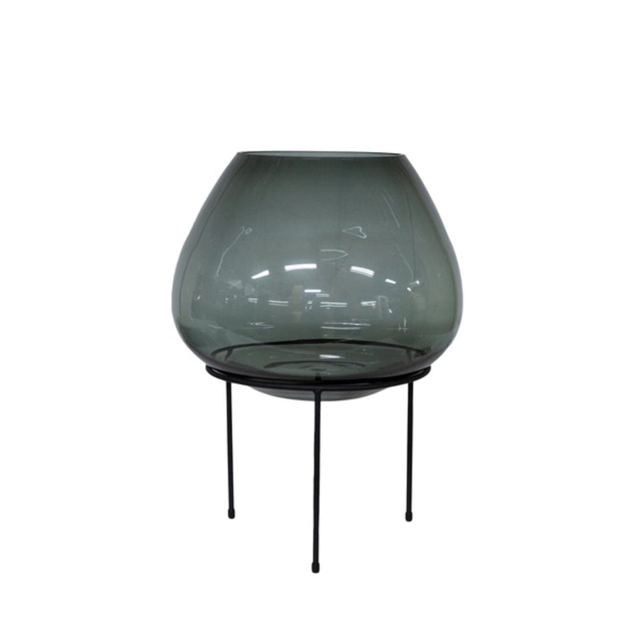 Dôme Deco Athena Vase M V2-G456/GRI von instylior Vasen Dôme Deco