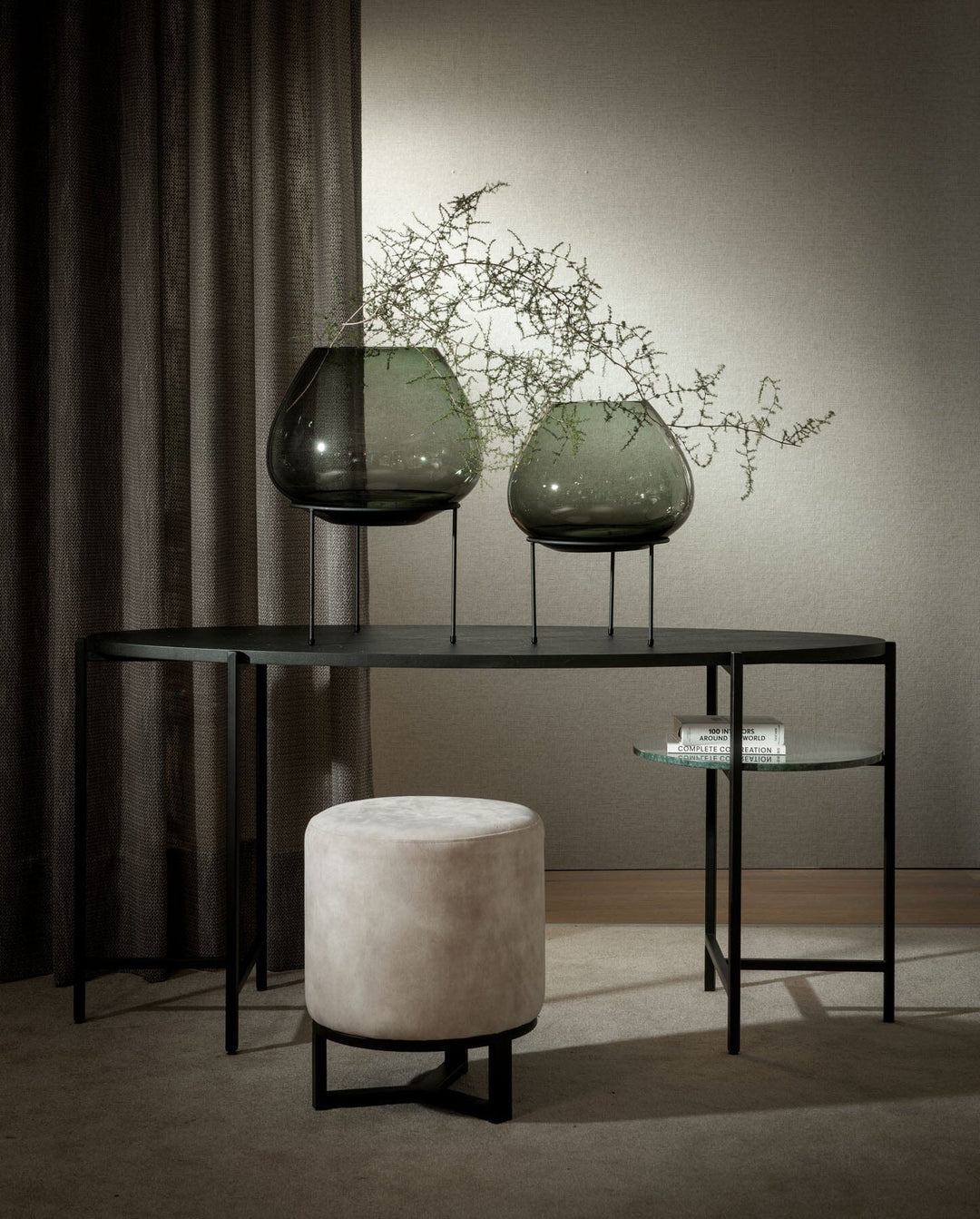 Dôme Deco Athena Vase M V2-G456/GRI von instylior Vasen Dôme Deco