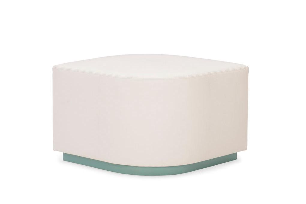 Caracole Polsterhocker einzelner Hocker Ottoman UPH-419-051-A von Instylior