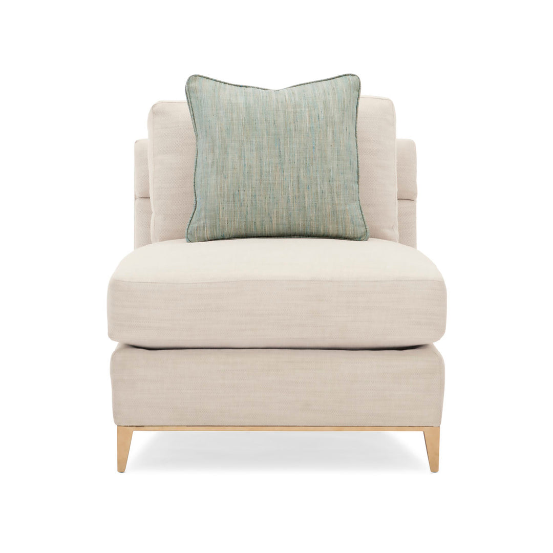 Caracole Under Currents modular sofa middle section without armrest UPH-419-AC2-A from Instylior