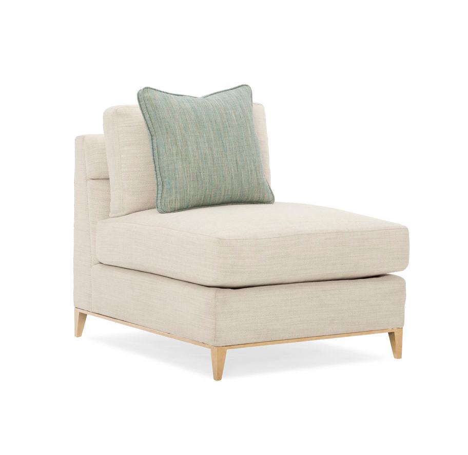 Caracole Under Currents modular sofa middle section without armrest UPH-419-AC2-A from Instylior