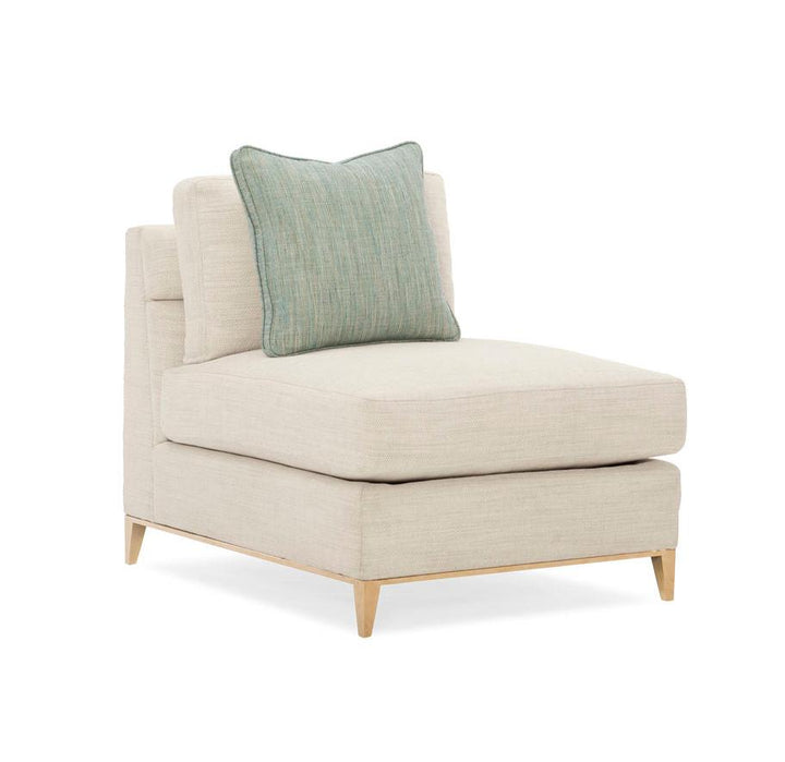 Caracole Under Currents modular sofa middle section without armrest UPH-419-AC2-A from Instylior