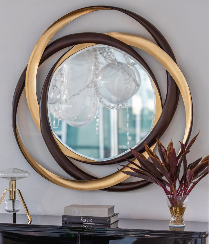 Christopher Guy hand carved mirror round 50-2681 size (D) from Instylior