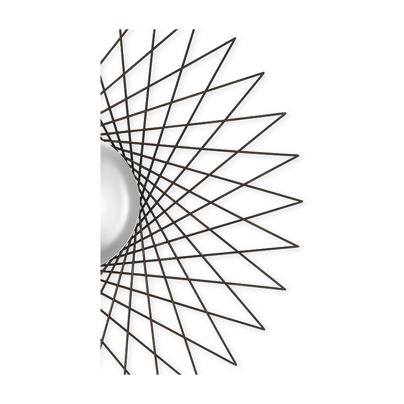 Christopher Guy rechteckiger Spiegel 50-3080 – Detailansicht 1