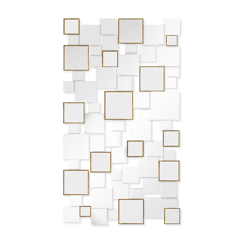 Christopher Guy rechteckiger Spiegel 50-3112 – Vorderansicht