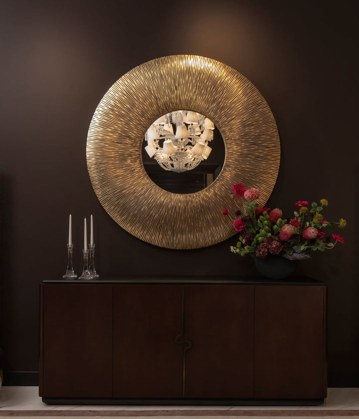 Christopher Guy hand carved mirror round 50-3139 size (C) from Instylior