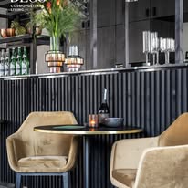 Dôme Deco MARAIS low Esstisch