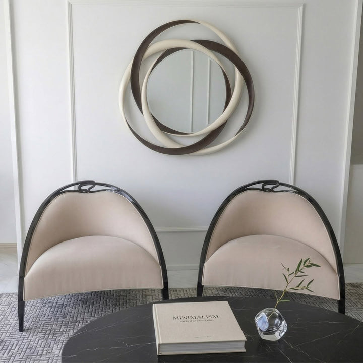Christopher Guy hand carved mirror round 50-2681 size (D) from Instylior