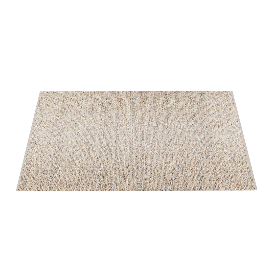 Dôme Deco ALDAN Teppich 200 × 300 in Beige – rechteckiger Designteppich für elegante Wohnräume