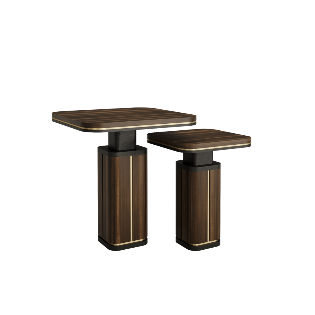 Casa Magna ARDEN Beistelltisch Holz H46 – 35 × 35 × 46 cm – Ansicht 5
