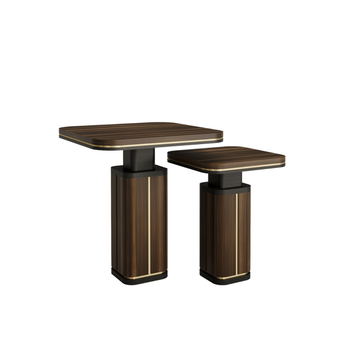 Casa Magna ARDEN Beistelltisch Holz H46 – 35 × 35 × 46 cm – Ansicht 5