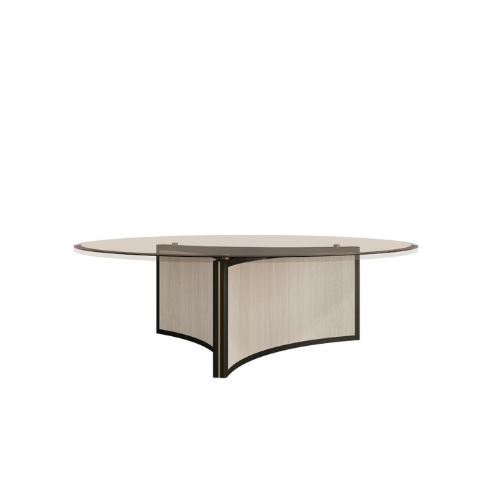 Casa Magna AURA Couchtisch Glas – 160 × 90 × 33 cm – Ansicht 4