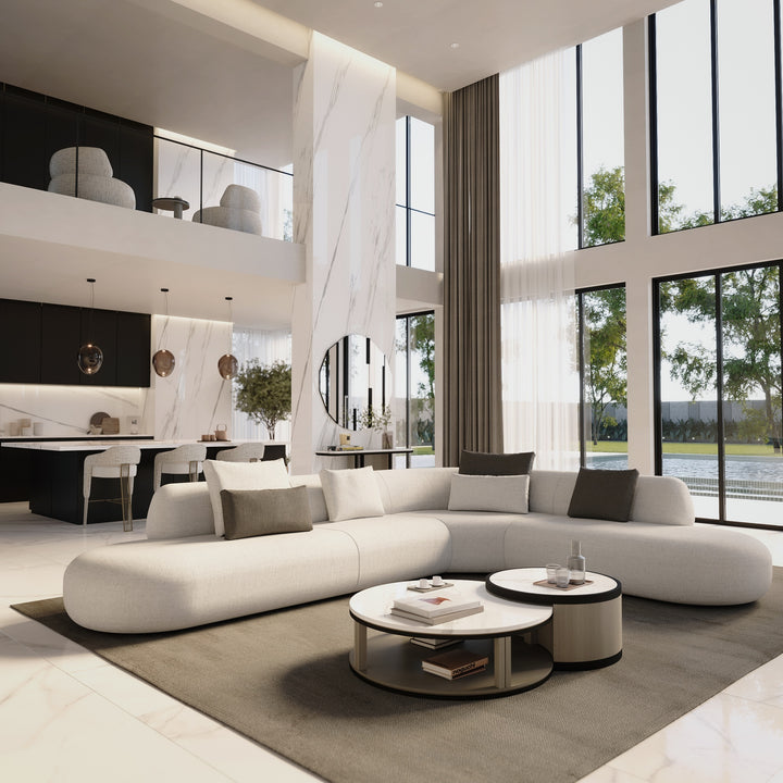 Casa Magna BALANCE Sofa Konfiguration E – 498 × 237 × 77 cm – Ansicht 3