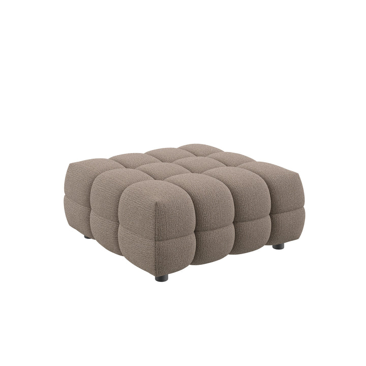 Dôme Deco BASEL Hocker in Creme – modulares Designsofa für moderne Wohnräume