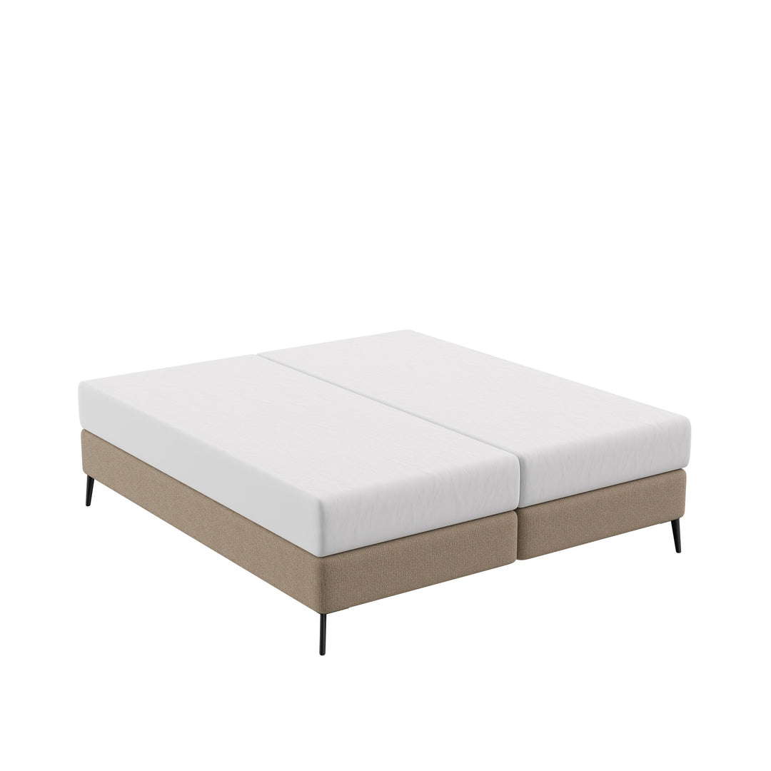 Dôme Deco ASTRA Boxspringbett in Creme – Design-Wohnaccessoire im modernen Dôme-Deco-Stil