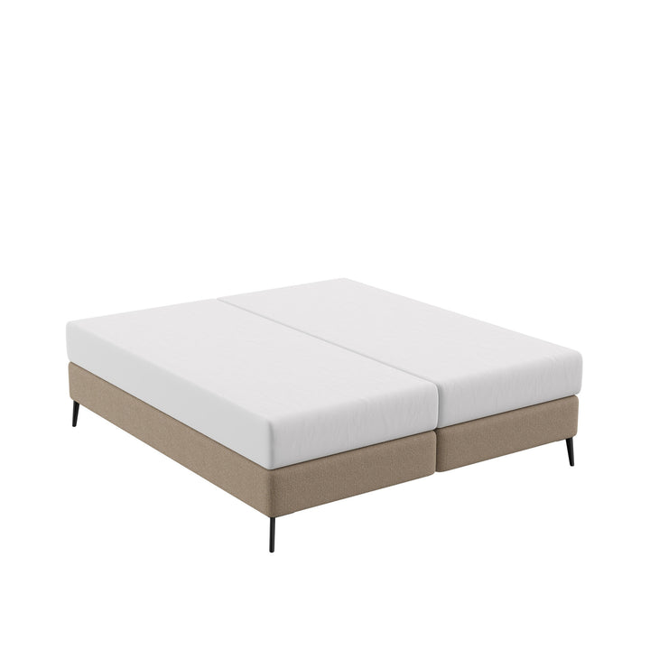 Dôme Deco ASTRA Boxspringbett in Creme – Design-Wohnaccessoire im modernen Dôme-Deco-Stil