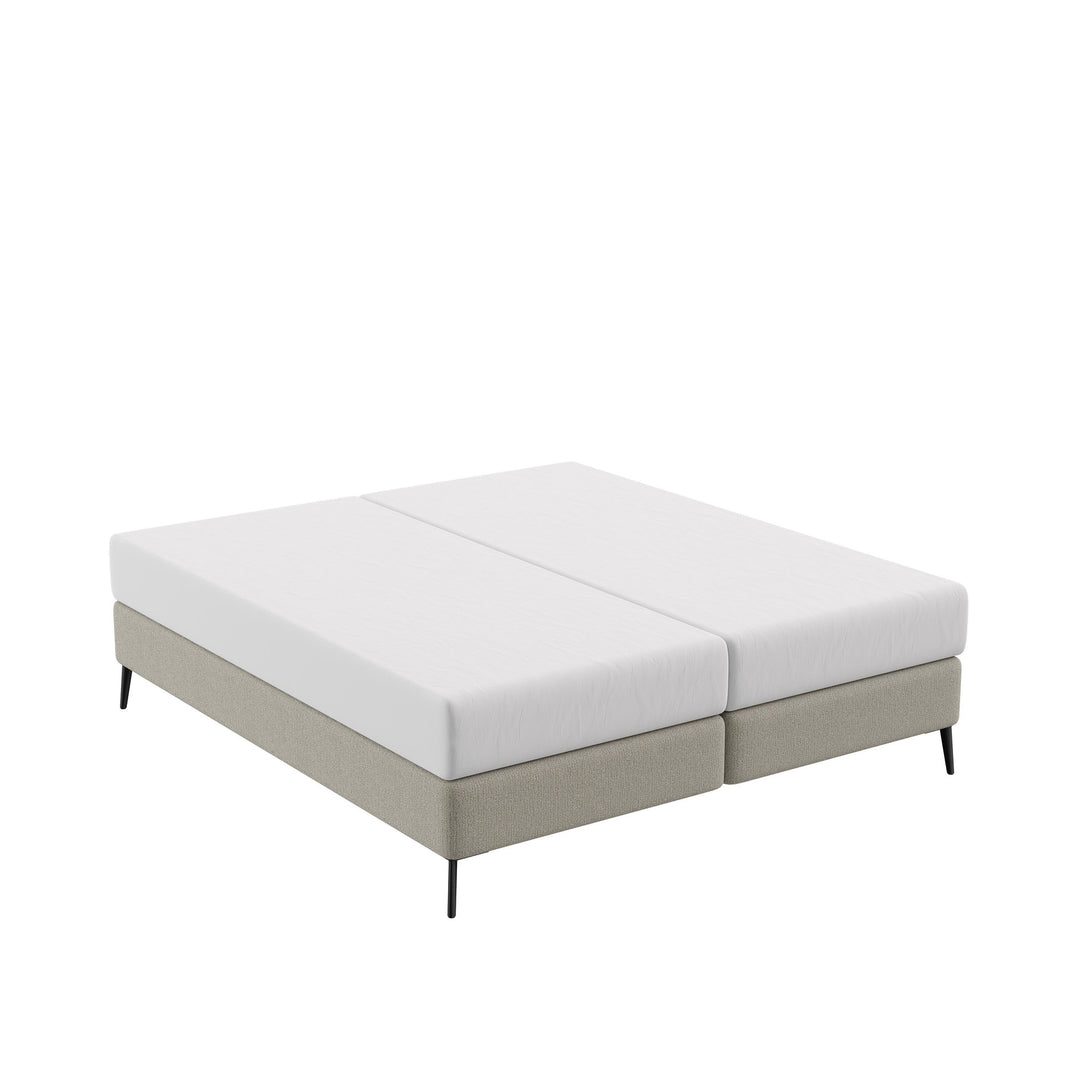 Dôme Deco ASTRA Boxspringbett in Creme – Design-Wohnaccessoire im modernen Dôme-Deco-Stil