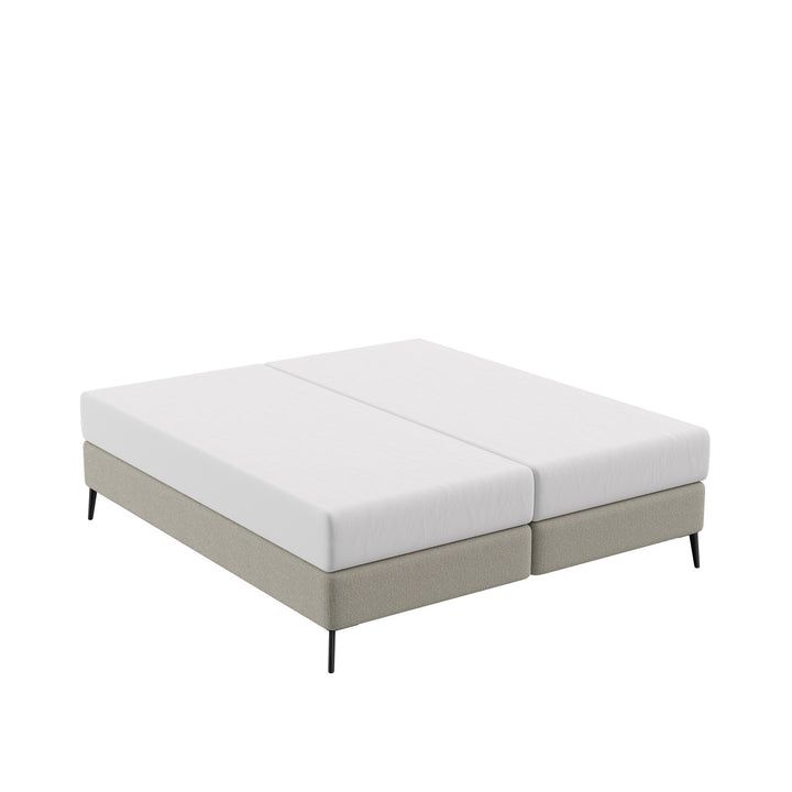 Dôme Deco ASTRA Boxspringbett in Creme – Design-Wohnaccessoire im modernen Dôme-Deco-Stil