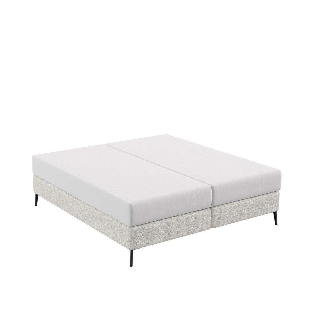 Dôme Deco ASTRA Boxspringbett in Creme – Design-Wohnaccessoire im modernen Dôme-Deco-Stil