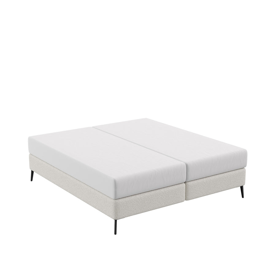 Dôme Deco ASTRA Boxspringbett in Creme – Design-Wohnaccessoire im modernen Dôme-Deco-Stil