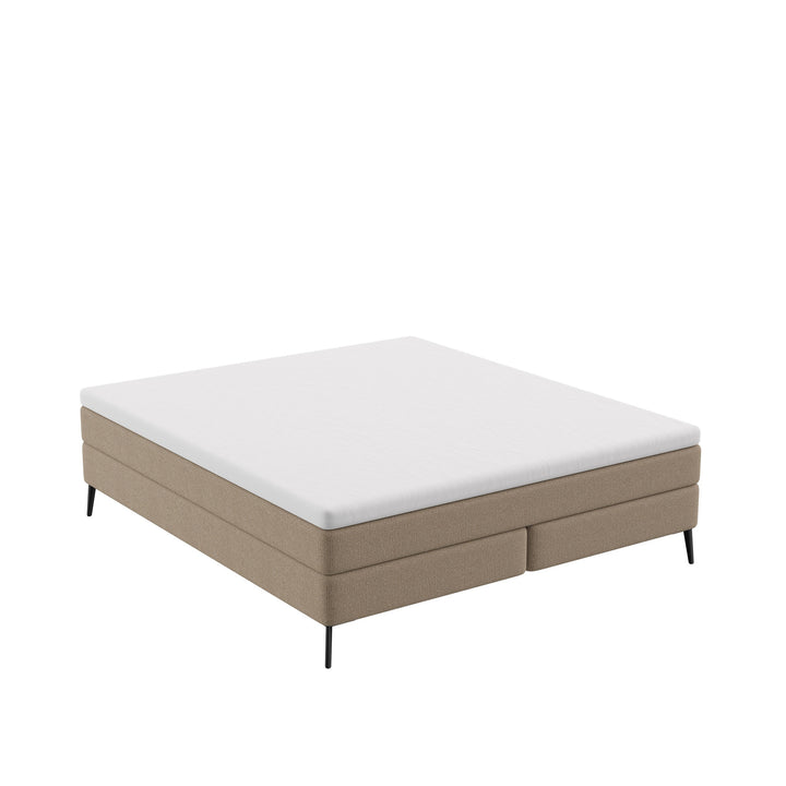 Dôme Deco DIONE Boxspringbett in Creme – Design-Wohnaccessoire im modernen Dôme-Deco-Stil