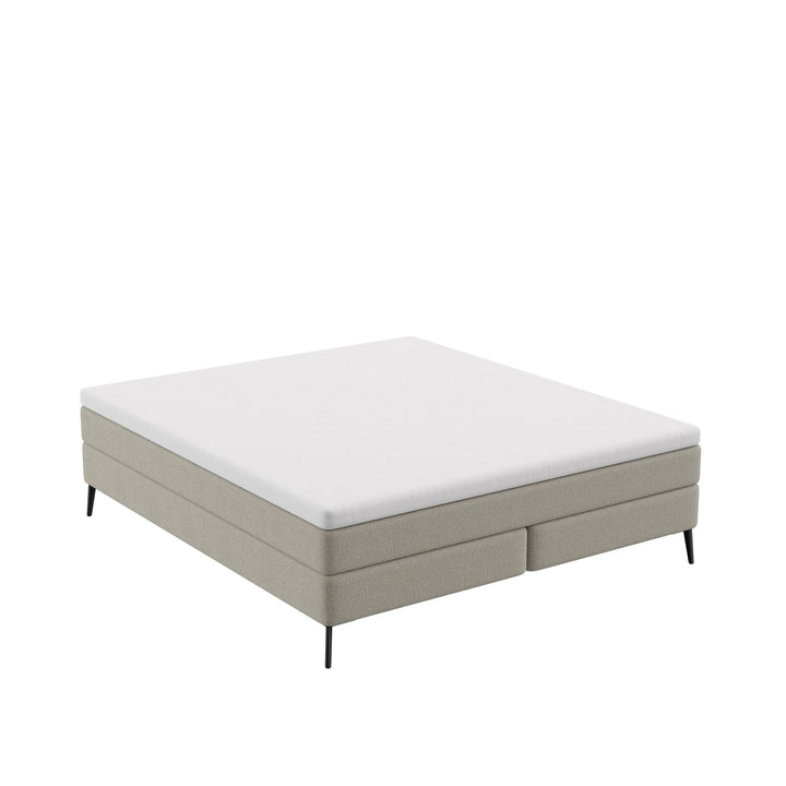 Dôme Deco DIONE Boxspringbett in Creme – Design-Wohnaccessoire im modernen Dôme-Deco-Stil