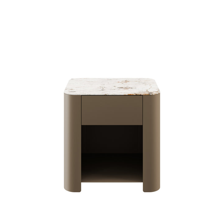 Dôme Deco WINSTON Nachttisch in Tundra – Design-Wohnaccessoire im modernen Dôme-Deco-Stil
