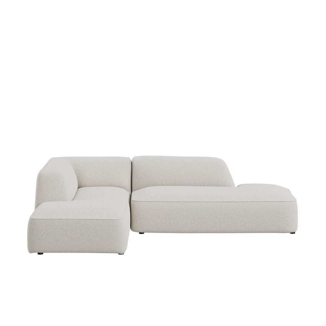 Dôme Deco CALI Sofa L in Creme, Large – Designsofa im modernen Dôme-Deco-Stil