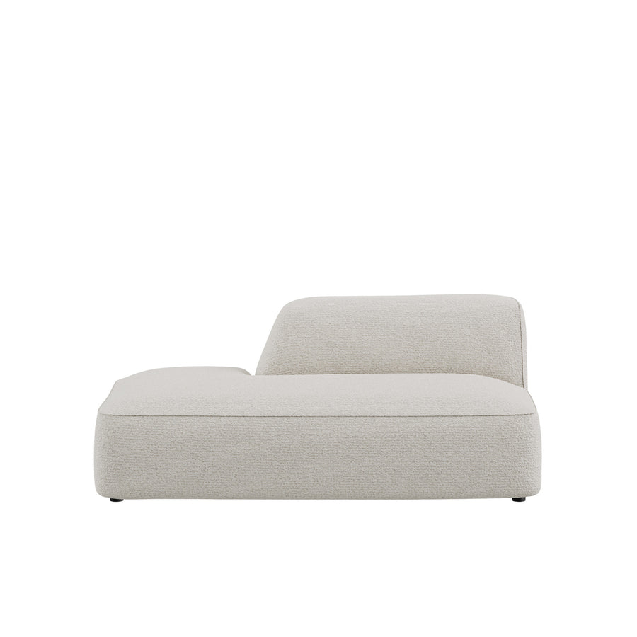 Dôme Deco CALI Loungesofa L in Creme, 200 cm – Designsofa im modernen Dôme-Deco-Stil
