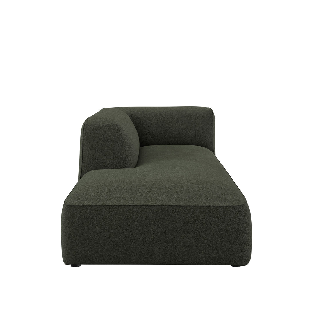 Dôme Deco CALI Chaiselongue L in Creme, Large – Design-Wohnaccessoire im modernen Dôme-Deco-Stil