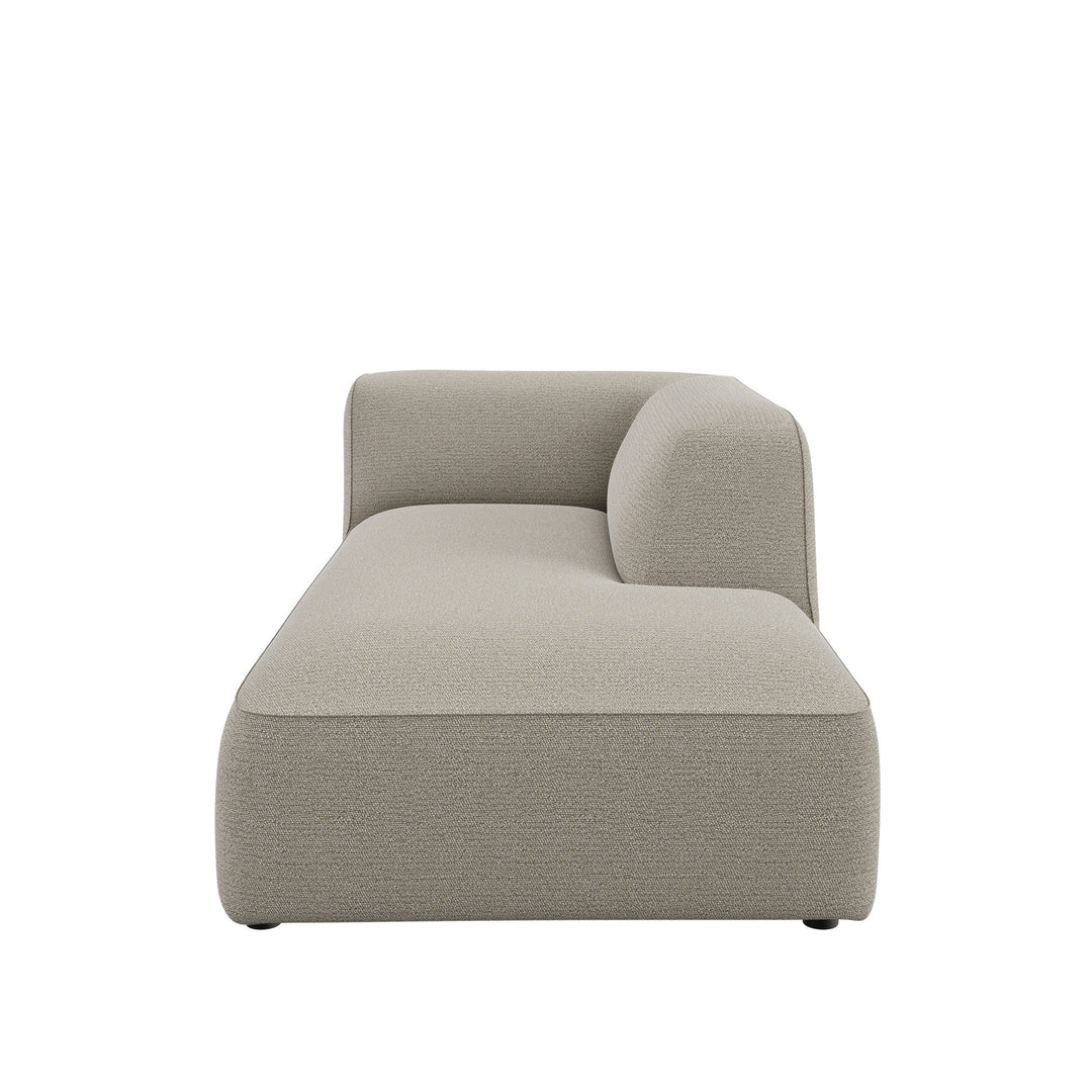 Dôme Deco CALI Chaiselongue R in Creme – Design-Wohnaccessoire im modernen Dôme-Deco-Stil