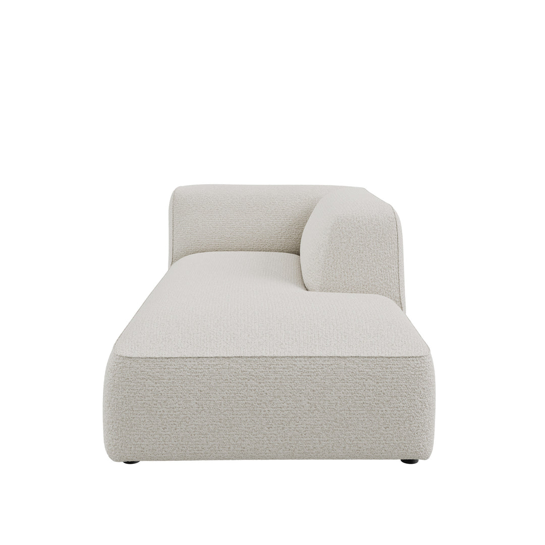 Dôme Deco CALI Chaiselongue R in Creme – Design-Wohnaccessoire im modernen Dôme-Deco-Stil