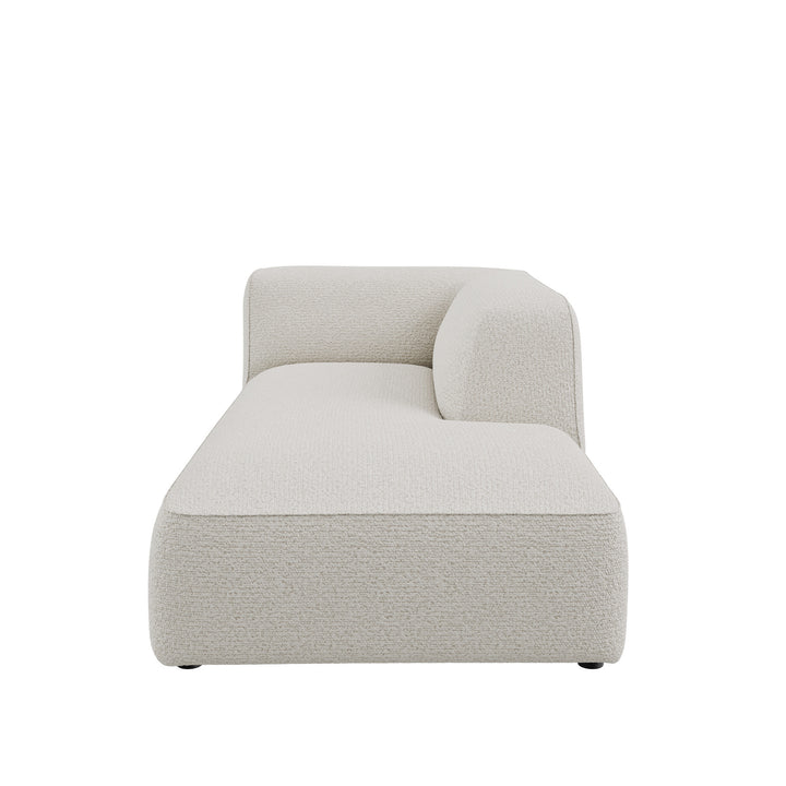 Dôme Deco CALI Chaiselongue R in Creme – Design-Wohnaccessoire im modernen Dôme-Deco-Stil