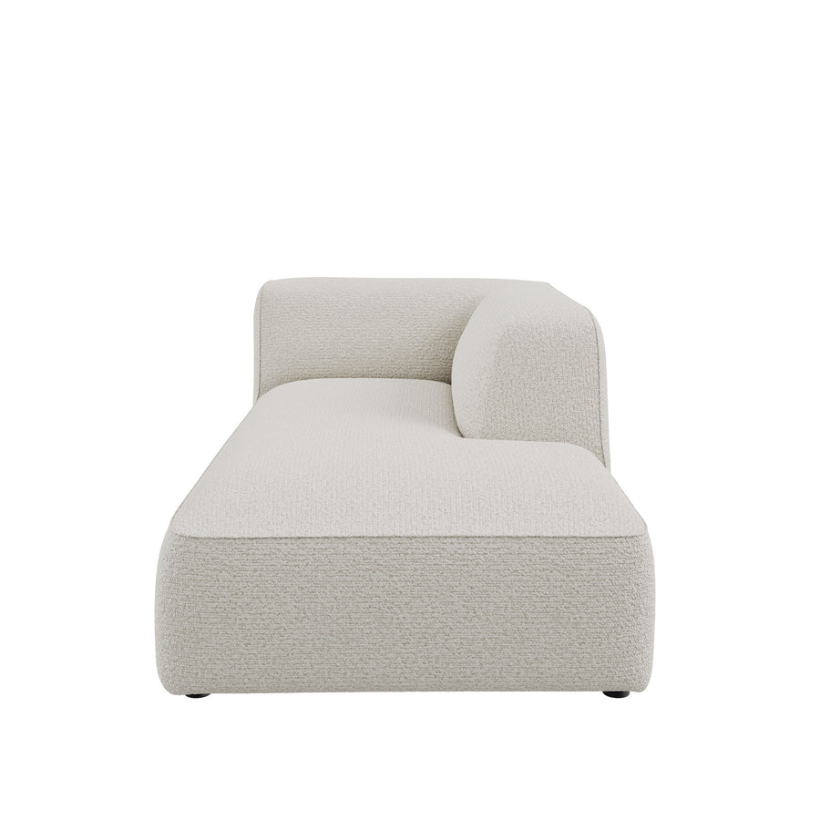 Dôme Deco CALI Chaiselongue R in Creme – Design-Wohnaccessoire im modernen Dôme-Deco-Stil