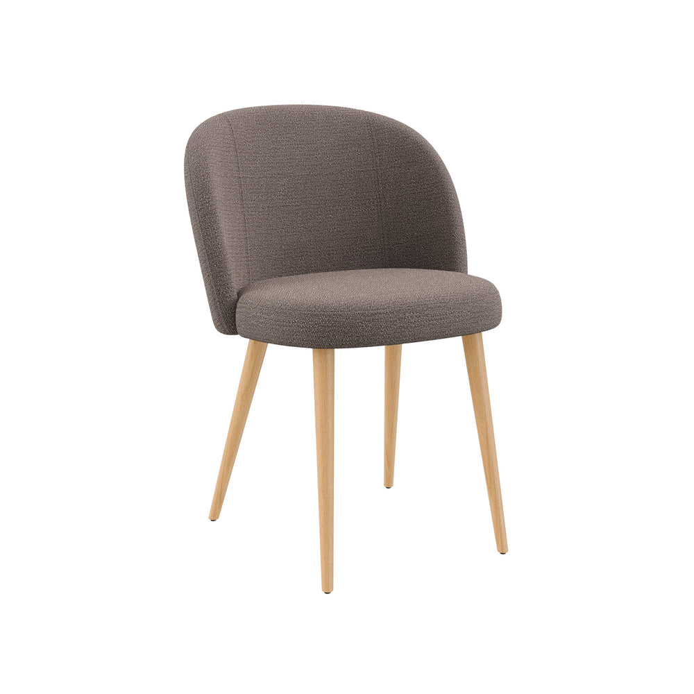 Dôme Deco NIKO Stuhl - natural in Creme – Designstuhl für elegante Essbereiche