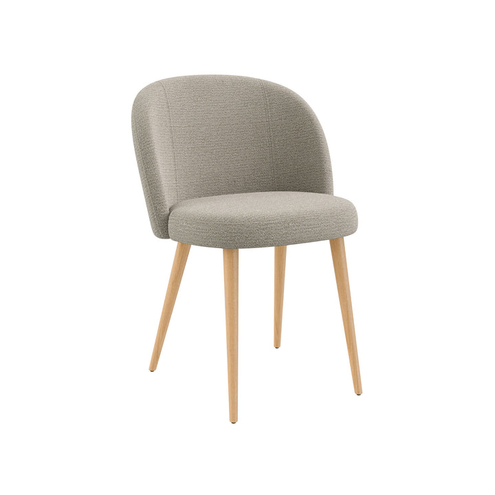 Dôme Deco NIKO Stuhl - natural in Creme – Designstuhl für elegante Essbereiche