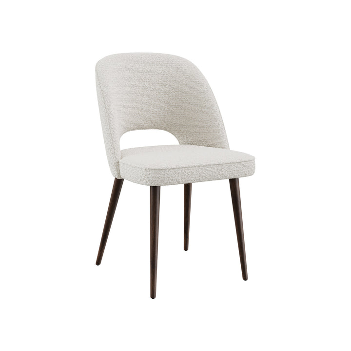 Dôme Deco KHAI Stuhl in Creme – Designstuhl für elegante Essbereiche