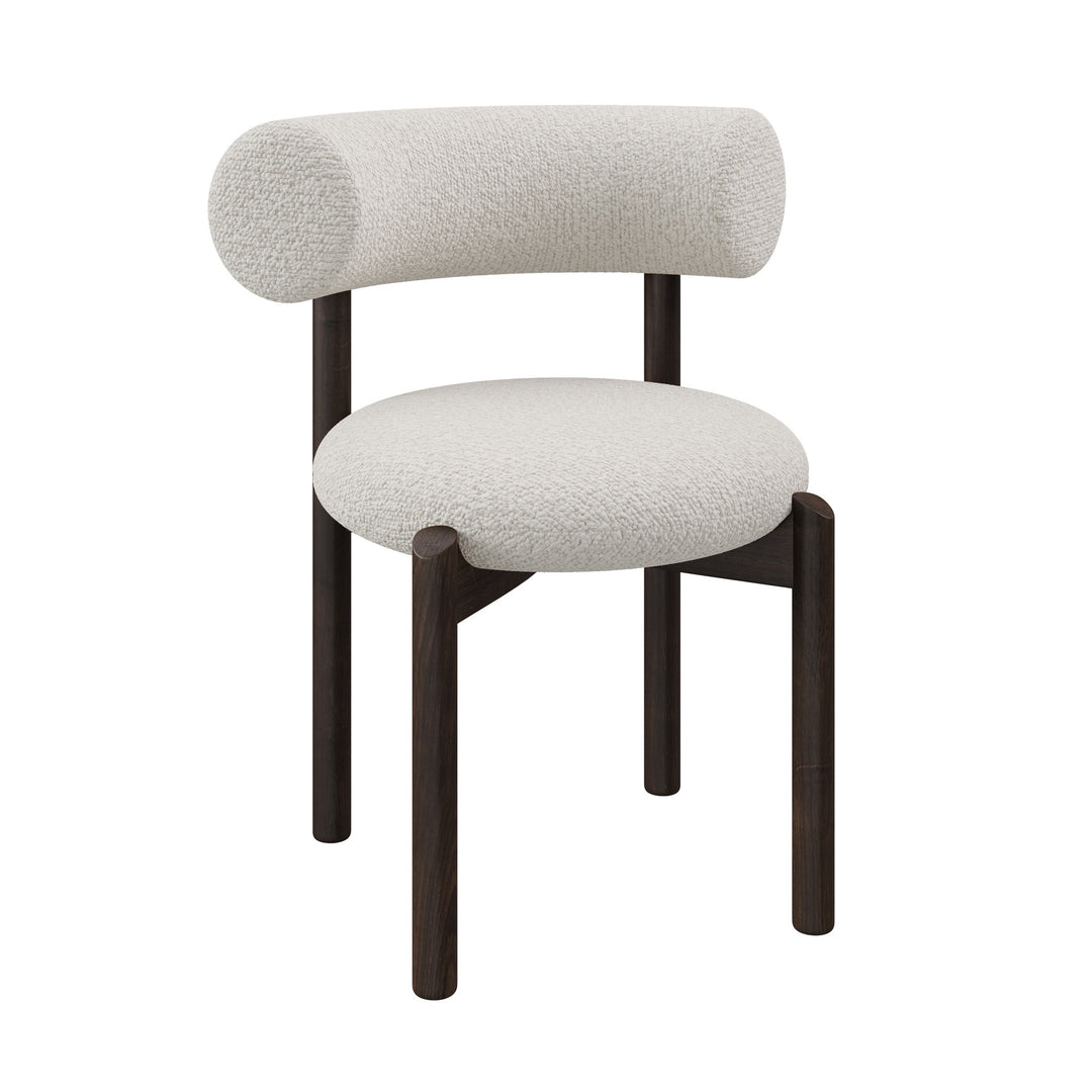 Dôme Deco BOW Stuhl in Creme – Designstuhl für elegante Essbereiche