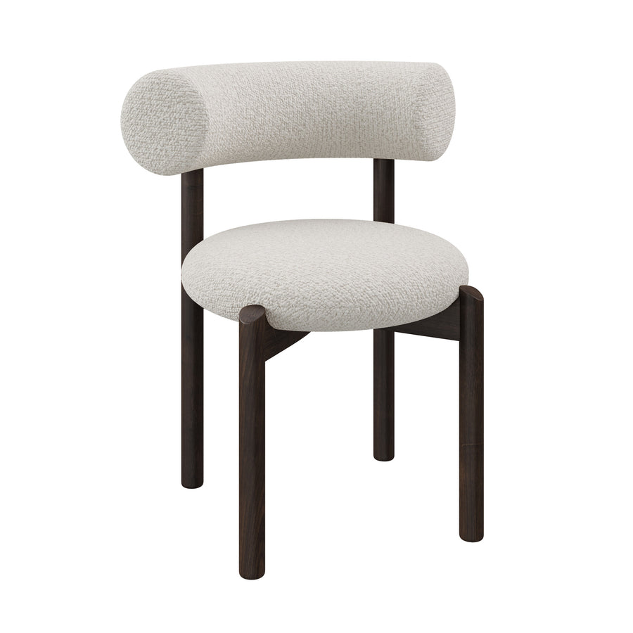 Dôme Deco BOW Stuhl in Creme – Designstuhl für elegante Essbereiche