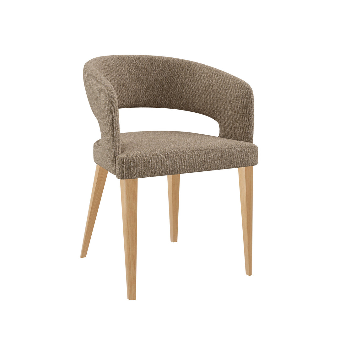Dôme Deco BETA Sessel - natural in Creme – Designsessel für elegante Wohnräume